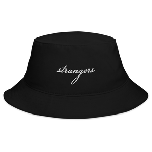 Strangers Embroidered Bucket Hat