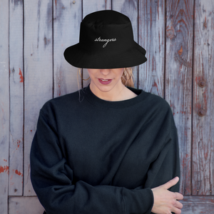 Strangers Embroidered Bucket Hat